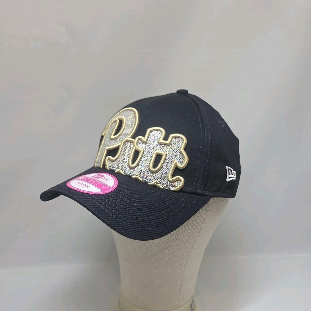 New Era 9Forty University Of Pittsburgh PITT Hat Adjustable Women's Glitter Glam